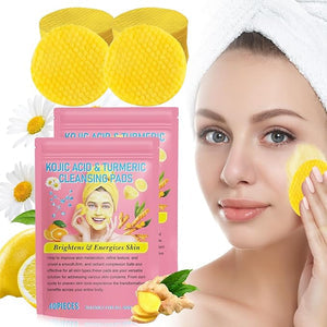 Turmeric Acid Cleaning Pads for Glowing Skin & Pore Cleansing
